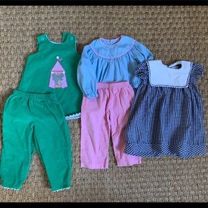 LOT Fall/Winter 24M/2T Girl Outfits VGUC